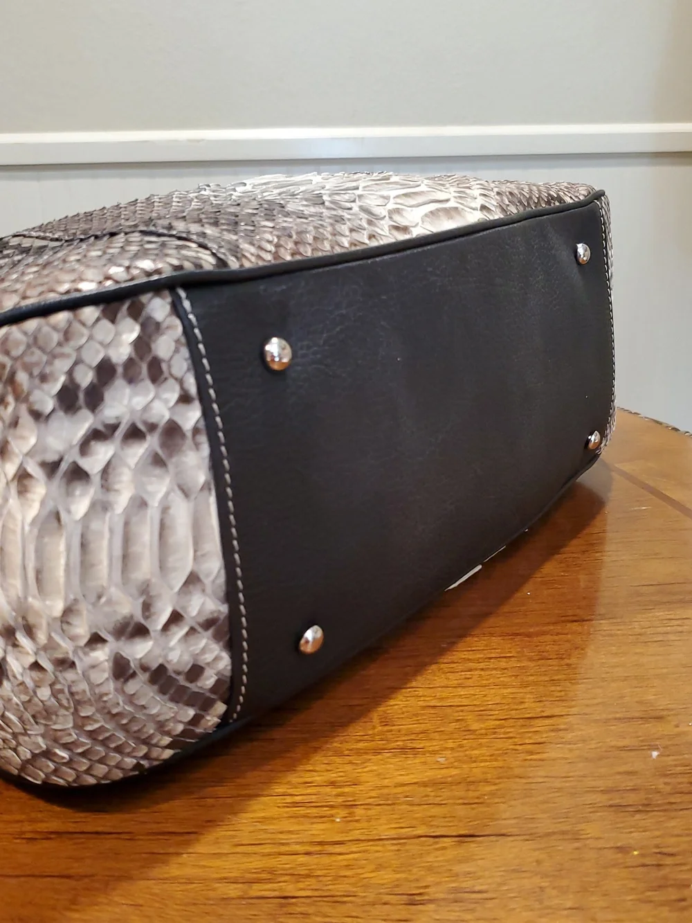 Real Python Shoulder Bag - Picture 8 of 13